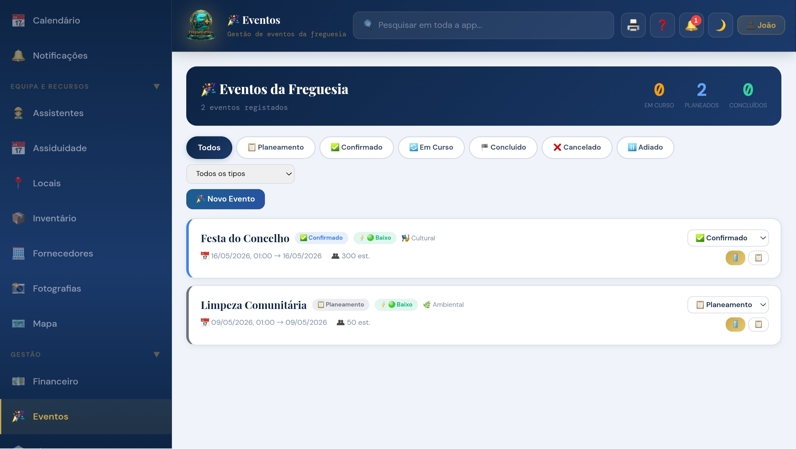 Eventos